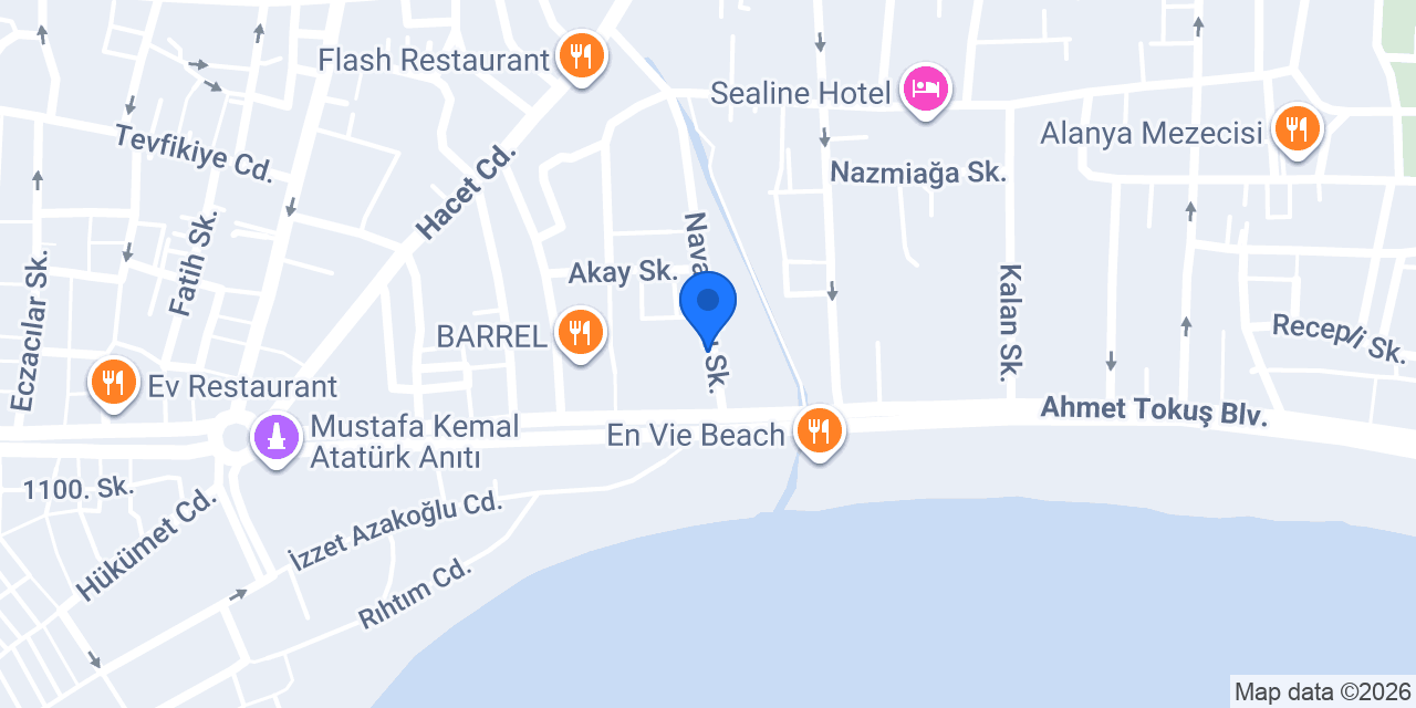 Cemal Bey Apart Otel konumu