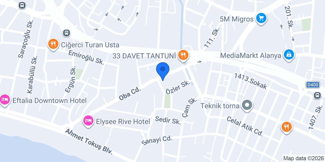 Timtur Ltd. Şkt. konumu