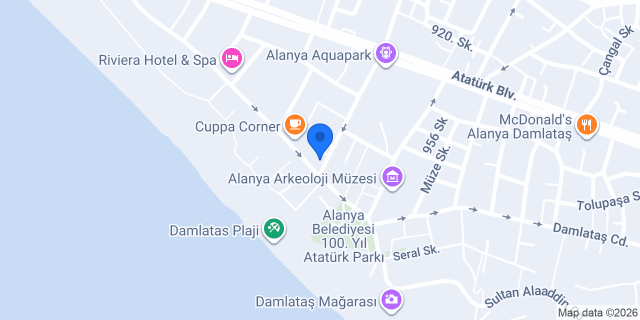 Mavi Optik - Damlataş Şubesi konumu