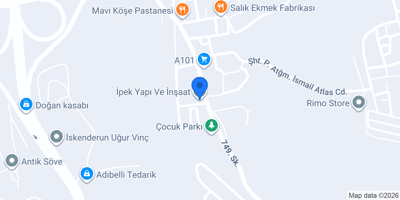 İpek Yapı Ve İnşaat konumu