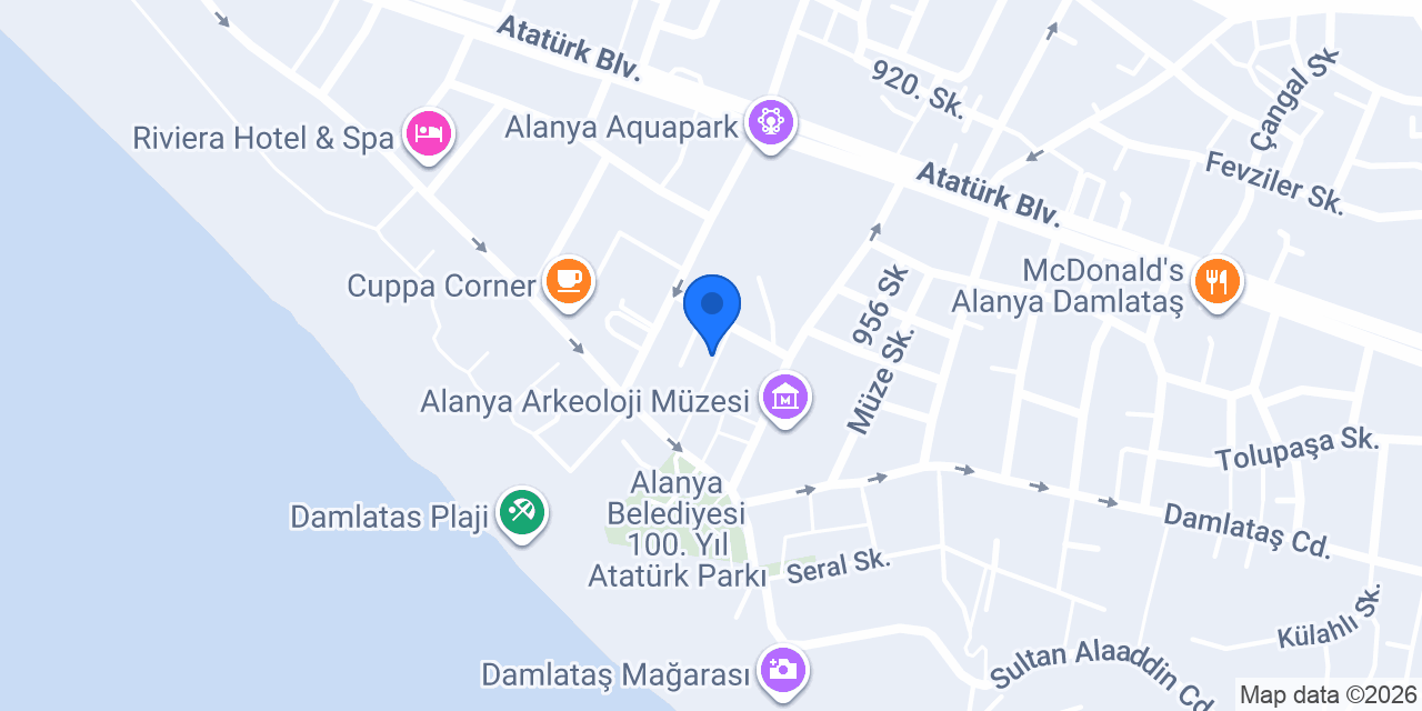 Agora Apart Otel konumu