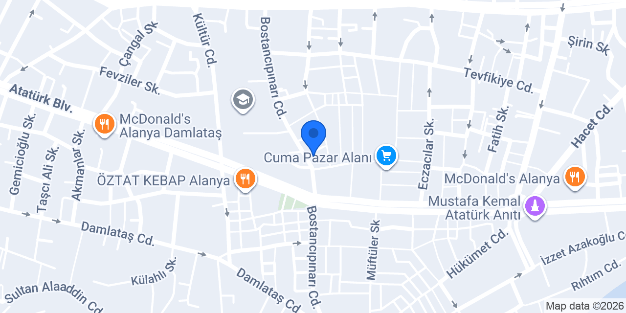 Sütçü İmam Dondurma konumu