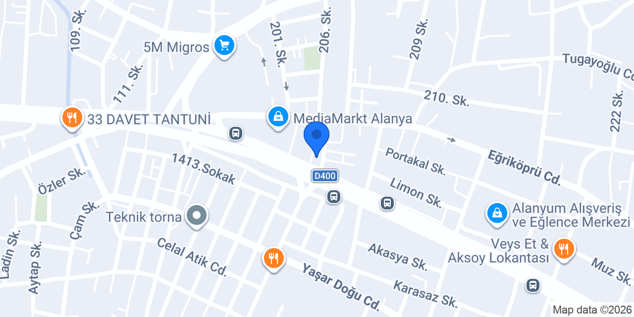 Ekrem Çoşkun Döner konumu