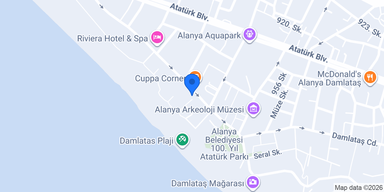 Queen's Point Alanya Cafe & Lounge konumu