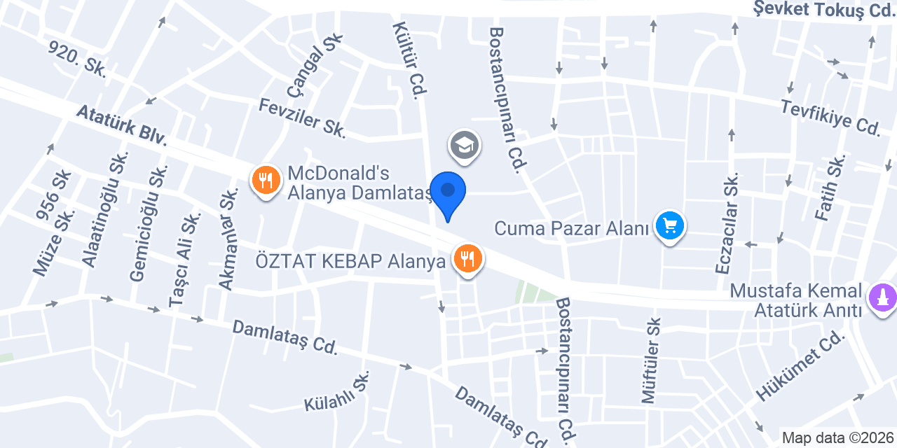 MADO Alanya Kadıpaşa konumu