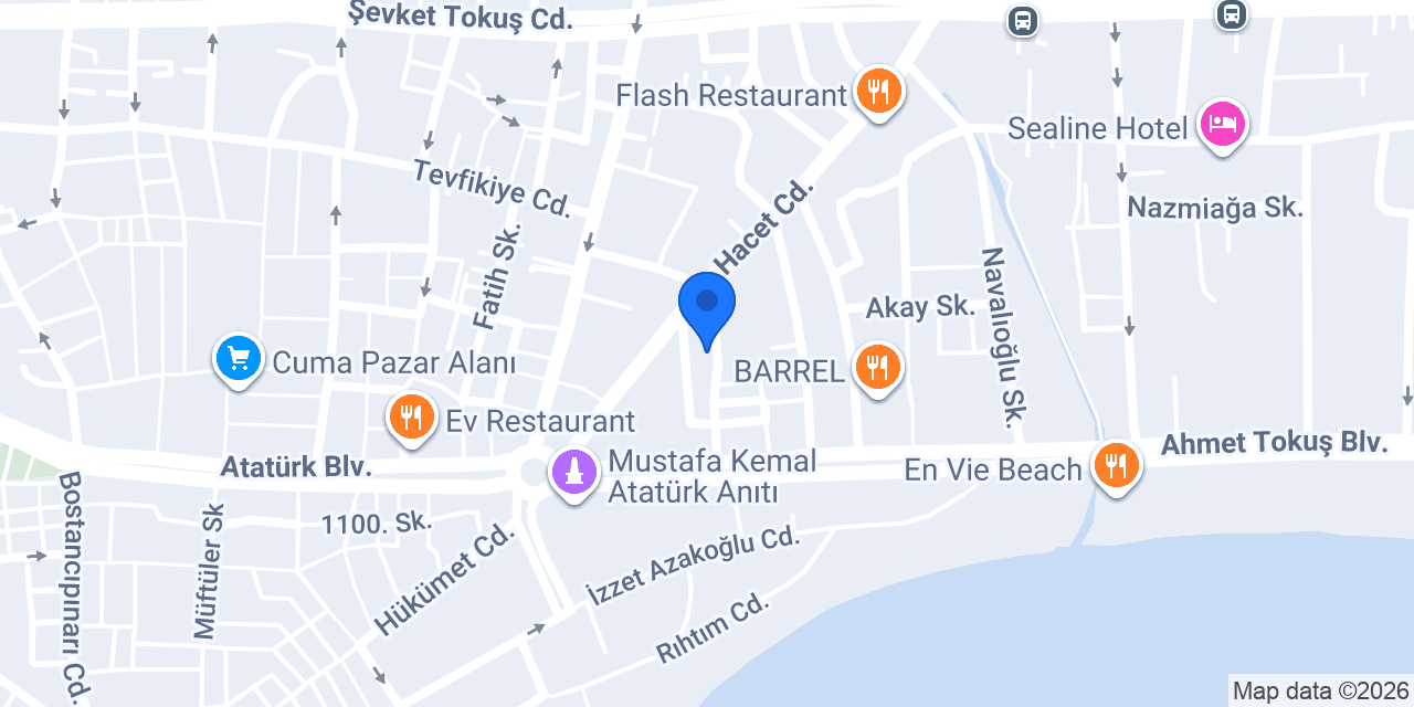 GÜRSES LİFE HOTEL konumu