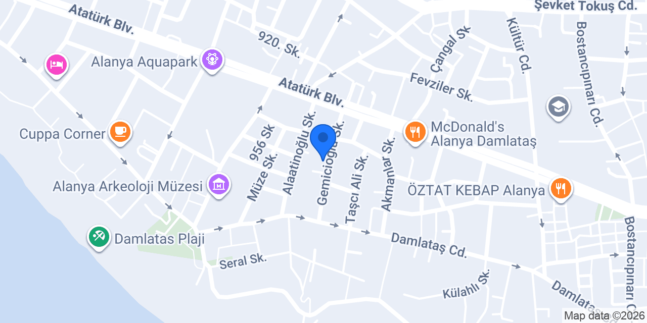 Altıok Veteriner konumu