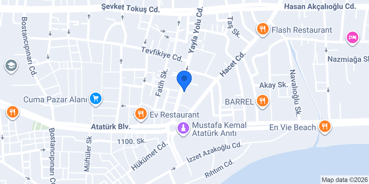 Alanya Clinique konumu