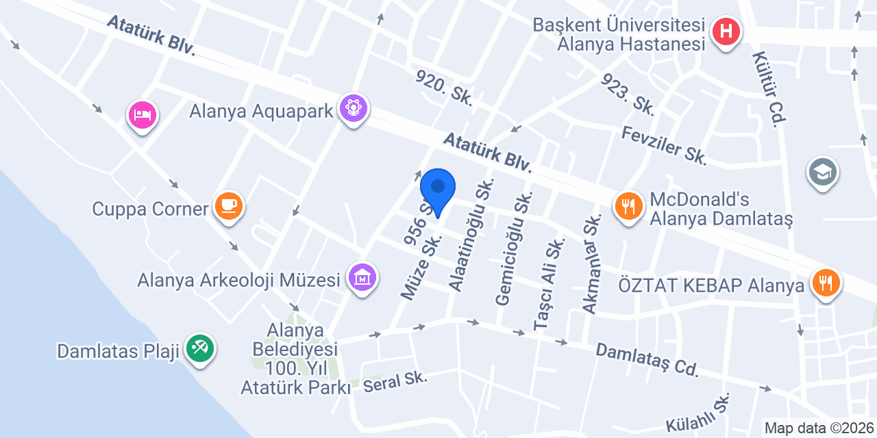 Karadağlı Barber’s konumu