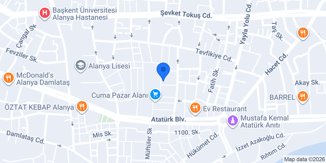 Adana restaurant konumu