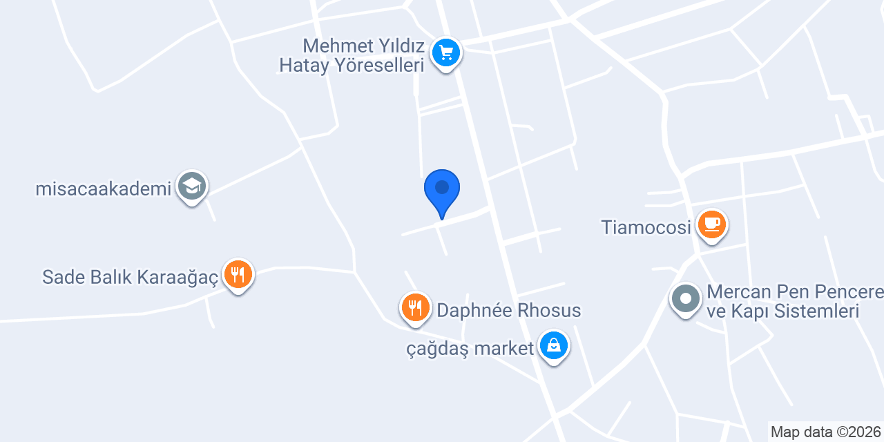 DEFNE RENT A CAR konumu