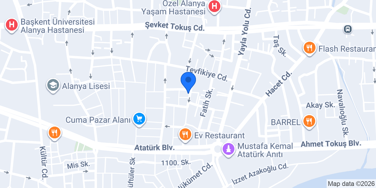 Arap Mehmet Kebap Salonu konumu