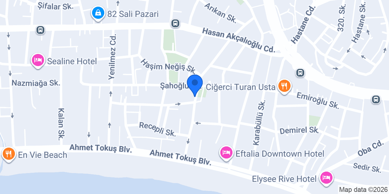 Mustafa Göktepe Saç Tasarım Merkezi konumu