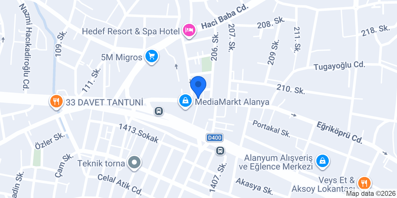 Address restaurant cikcilli konumu