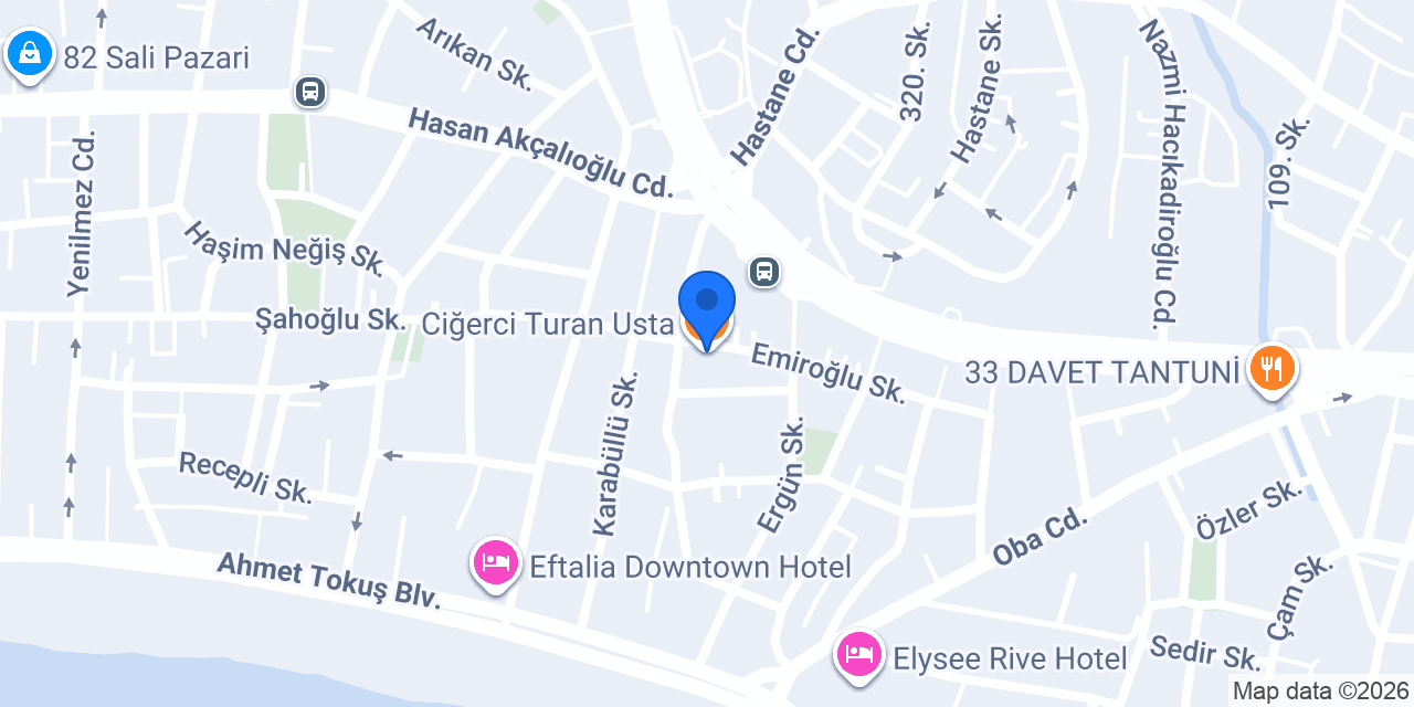 Ciğerci Turan Usta konumu