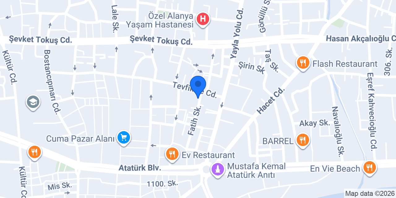Timur Tekel Büfe konumu
