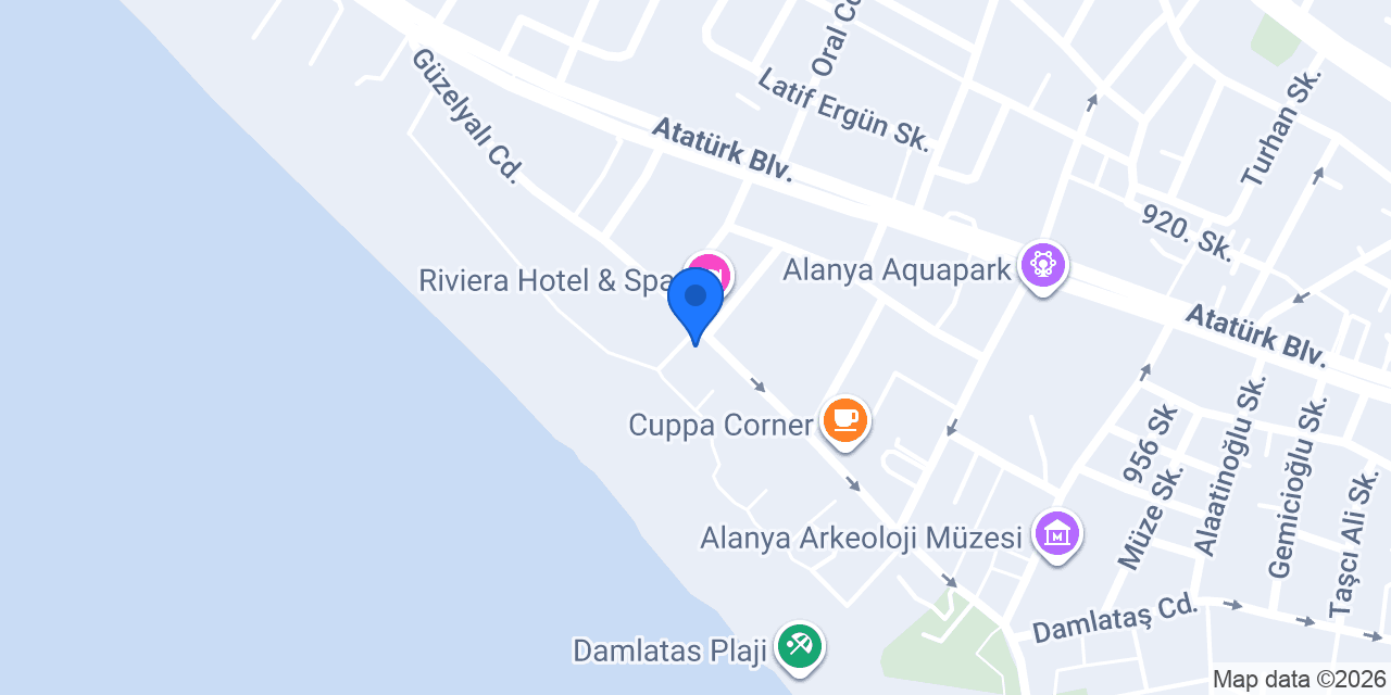 Alanya Taksi konumu