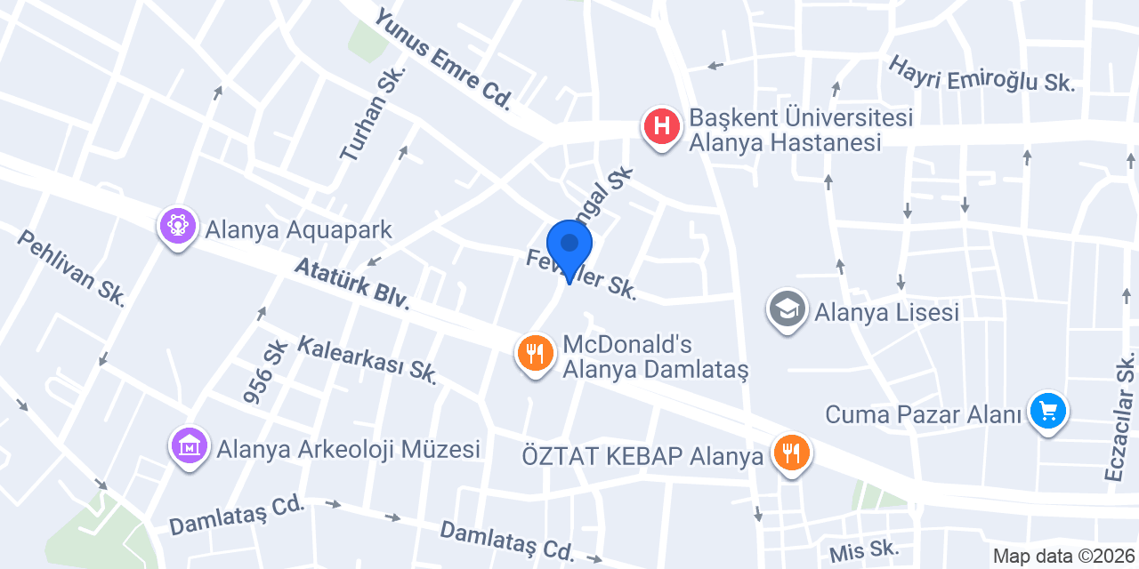 Öz Adana Dürüm Matik konumu