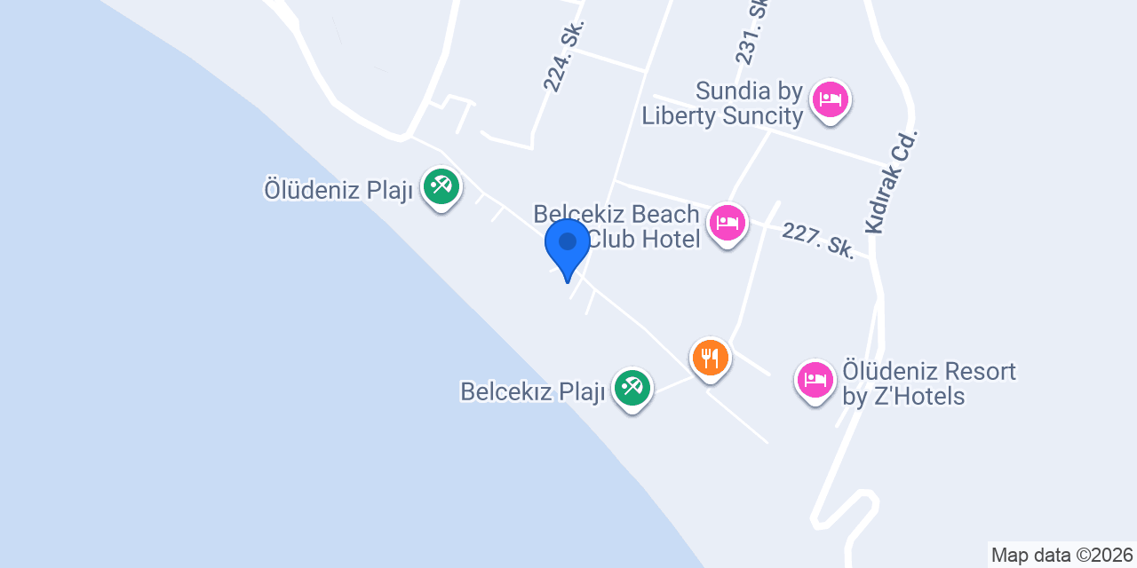 Ölüdeniz Mandalinna Beach Cafe & Bar konumu