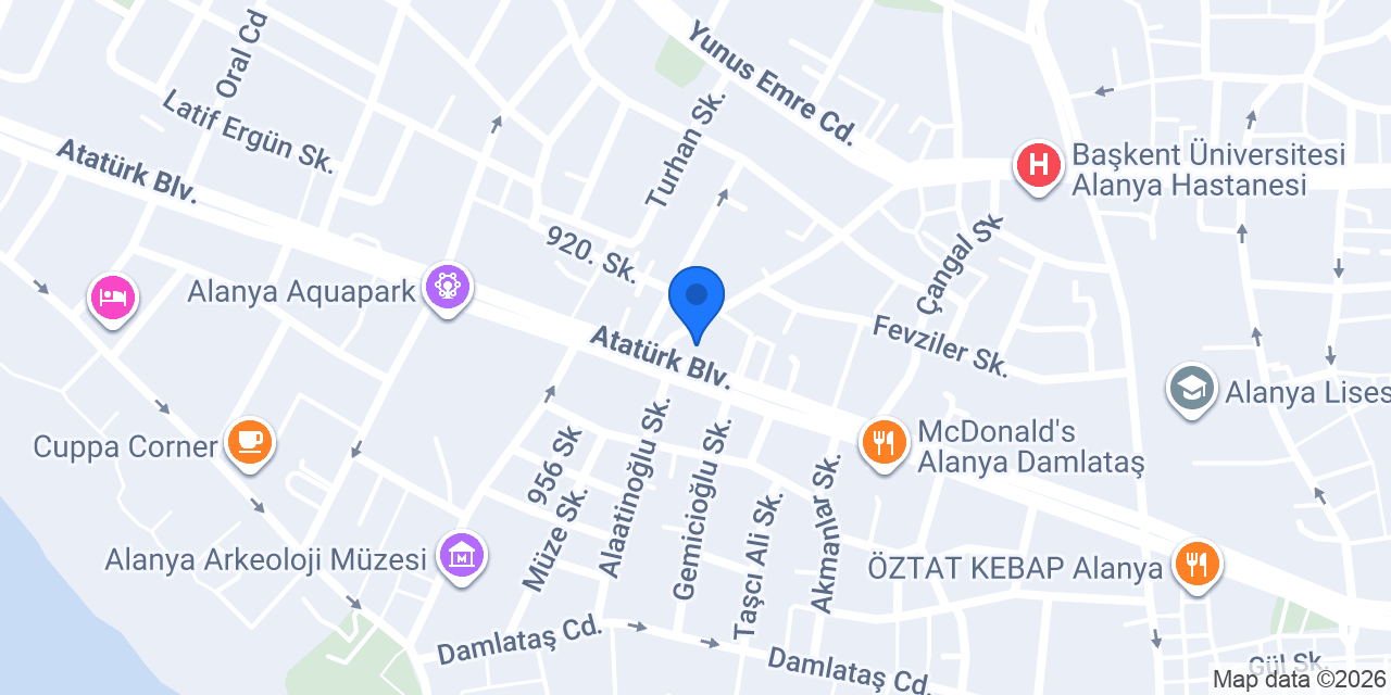 Mezze Grill Restaurant & Ocakbaşı konumu