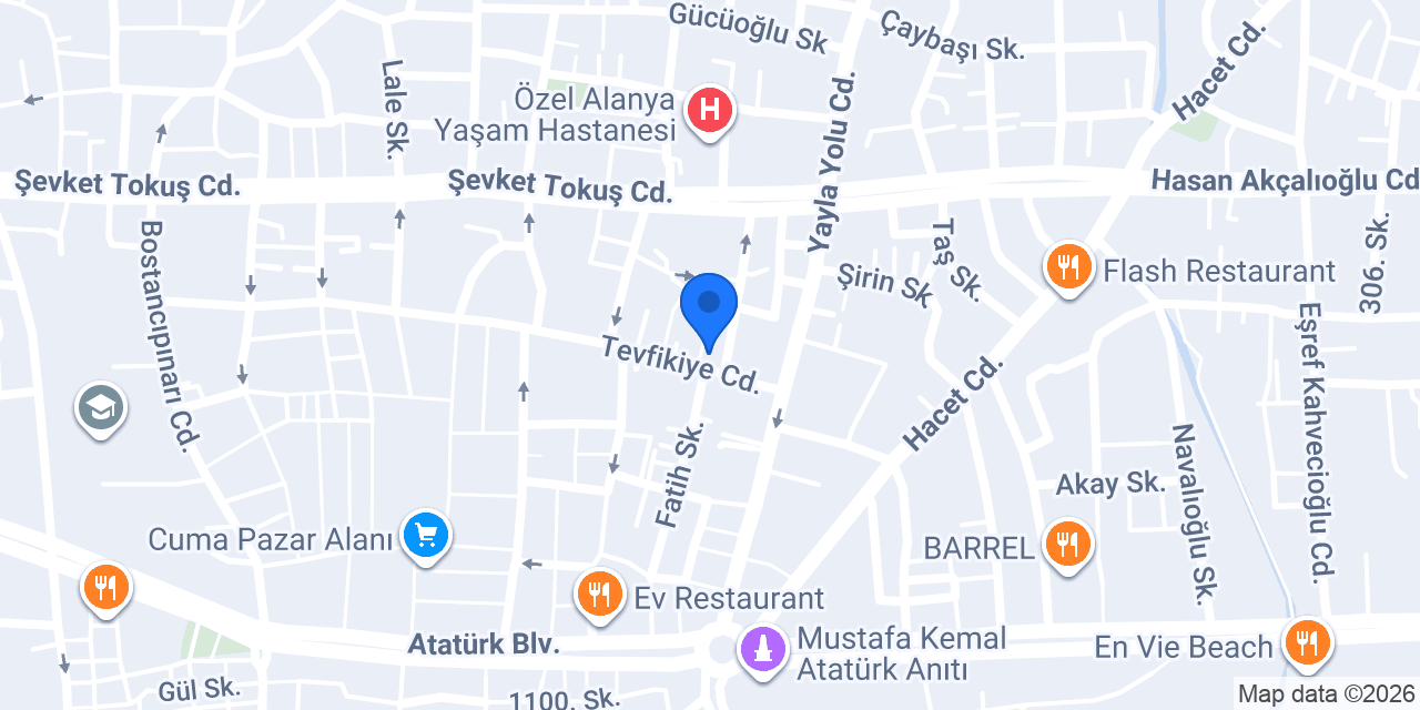 Ahmet Uyar Hair Design konumu