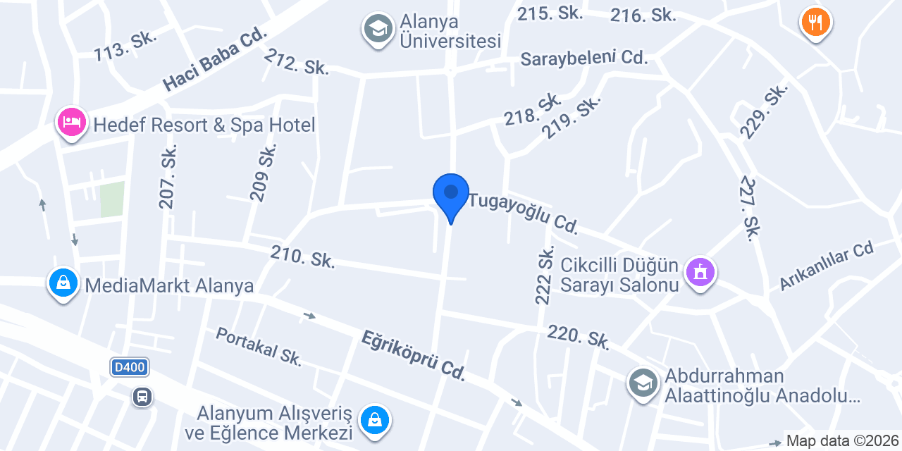 Kuafor Kerem konumu