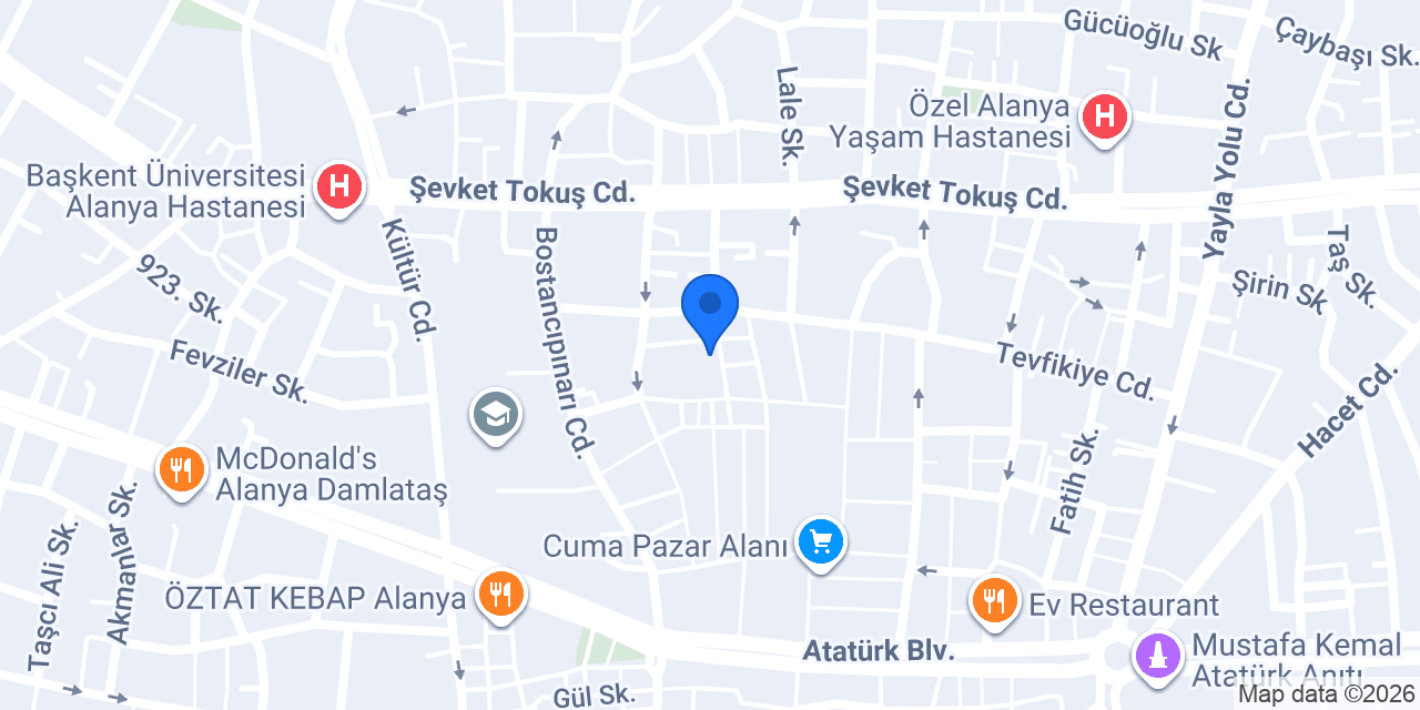 Uzm. Dr. ÇETİN AYDIN YILDIRIM konumu