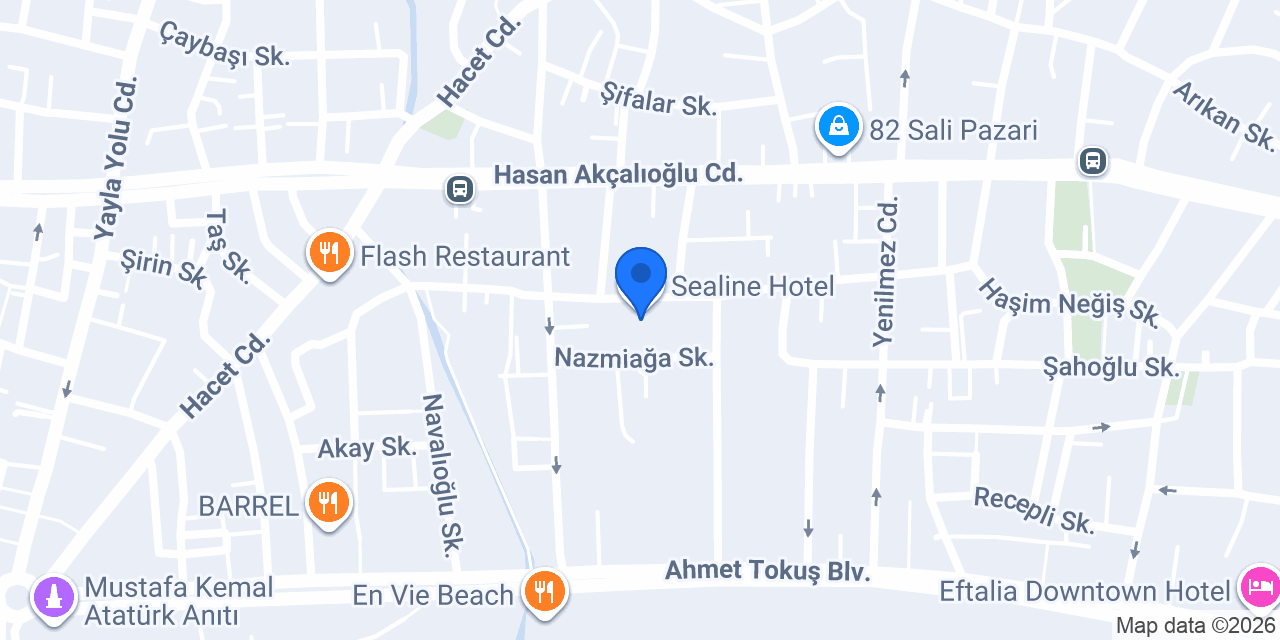 Sealine Hotel konumu