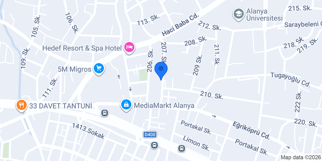 Deniz Asma Tavan Sİstemleri konumu