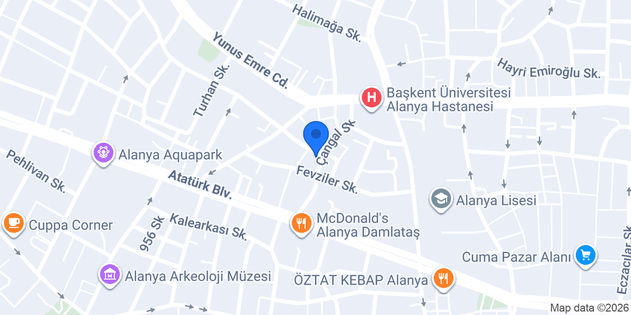 Damlataş Yapı Denetim Ltd. Şti. konumu