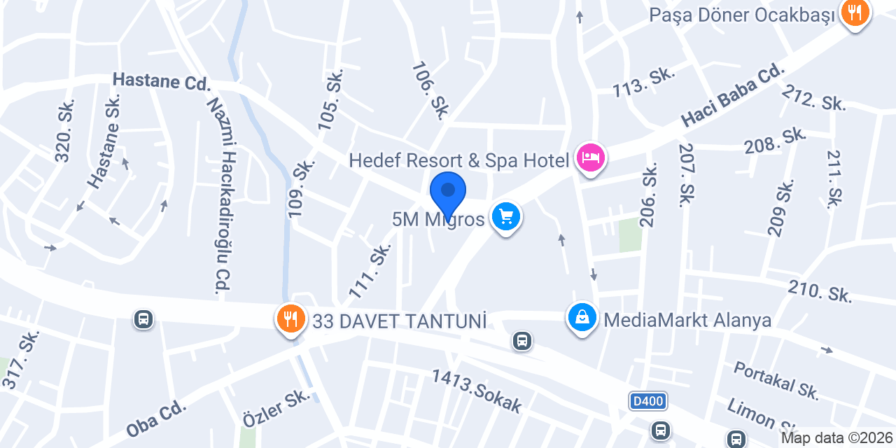 Botti Alanya konumu