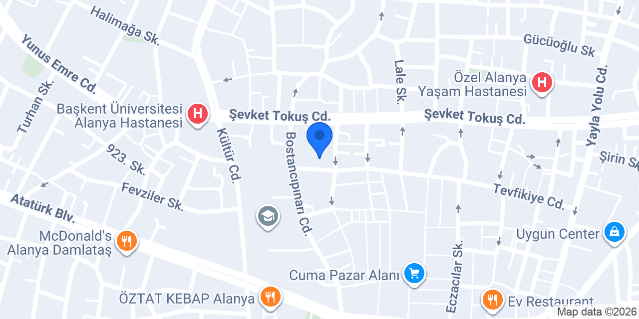 Ahenk Ev Yemekleri & Restorant konumu