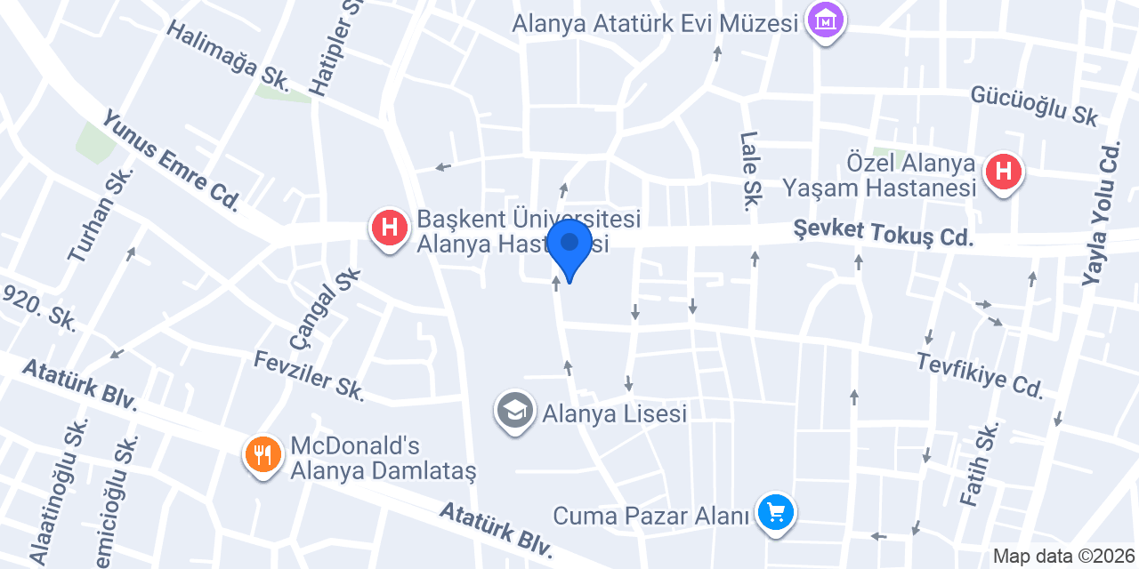 TveK Alanya konumu