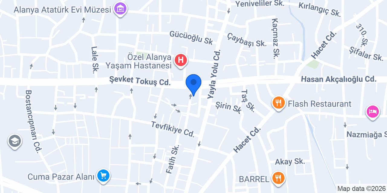 Osmanlı Mobilya konumu