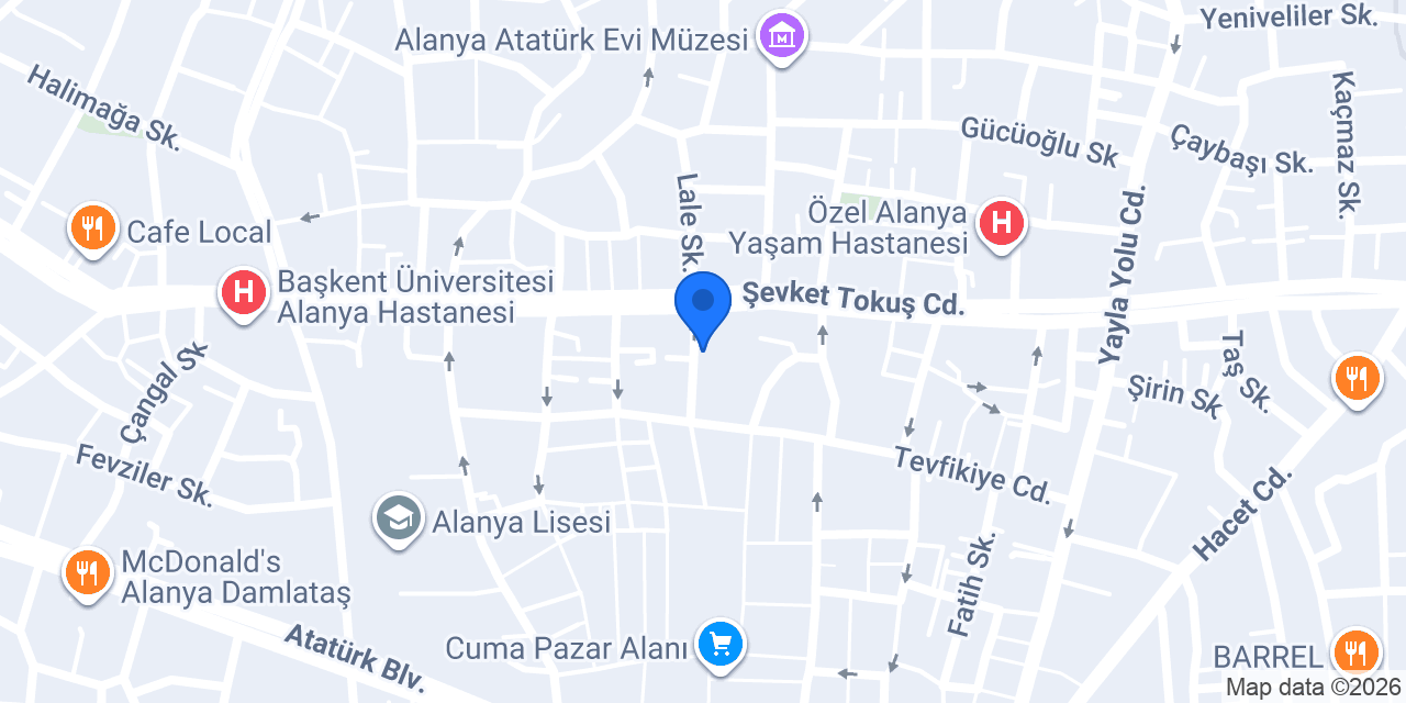 Yeto Cafe & Pastane konumu