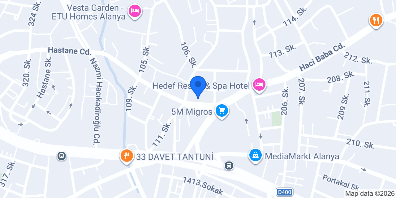 Netfit Alanya konumu