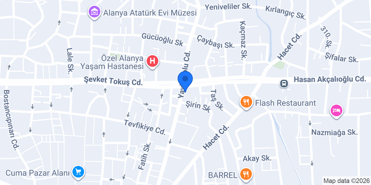 Hünkar Sofrası konumu