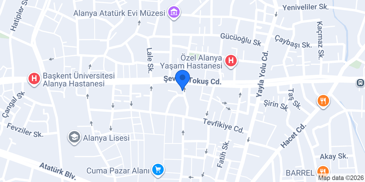 Atem Akvaryum konumu