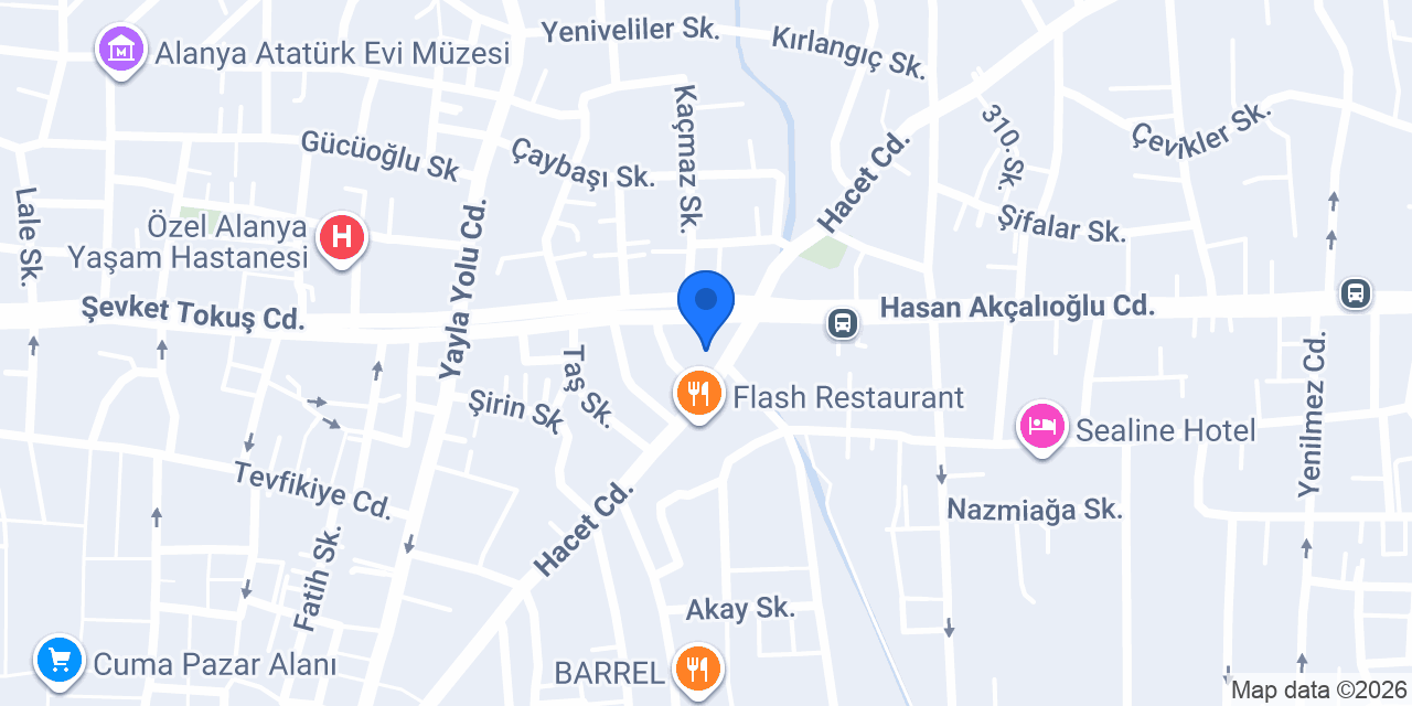 Yıldız Ekmek Fırını konumu
