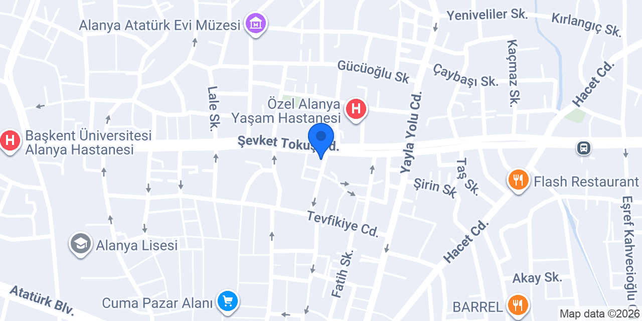 Diş Hekimi Gülsena Öztürk konumu