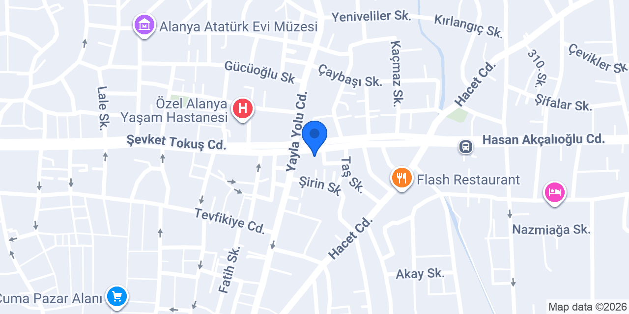ALTDENT ALANYA konumu