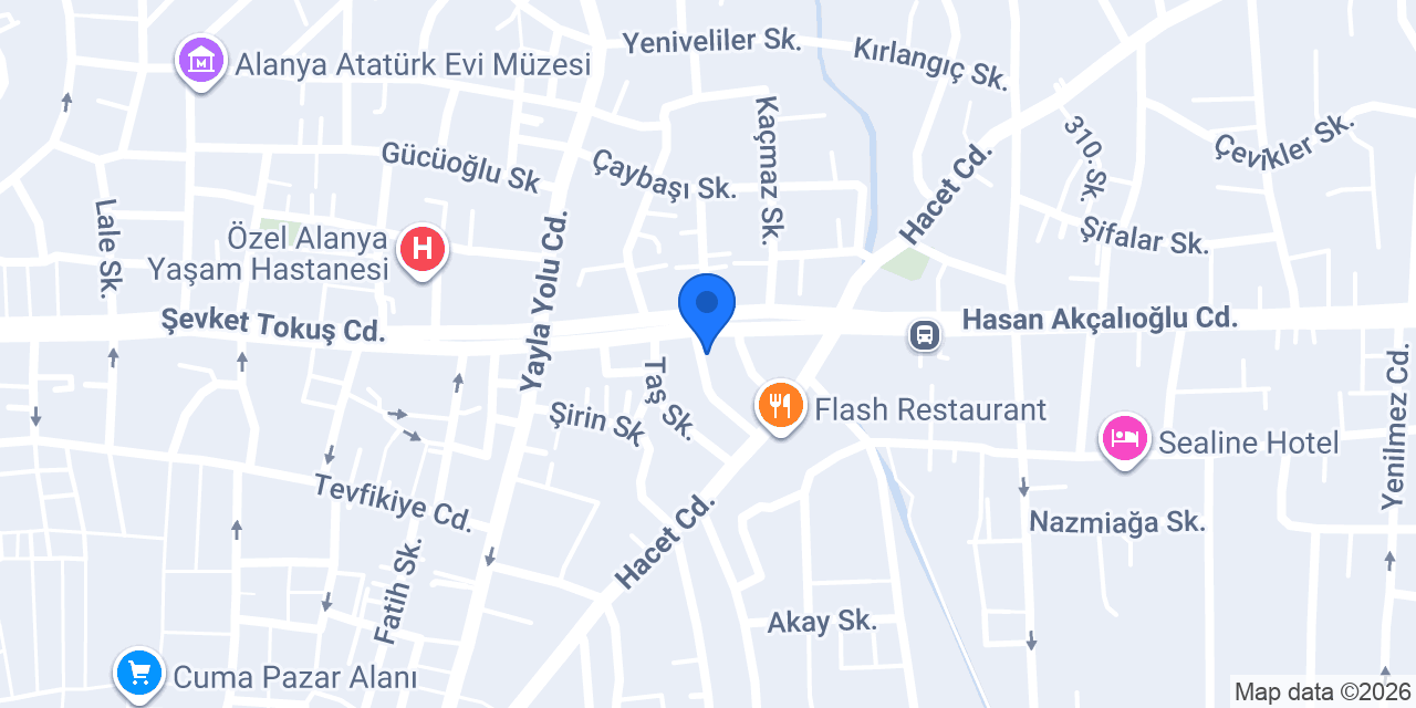 DK GROUP ALANYA konumu