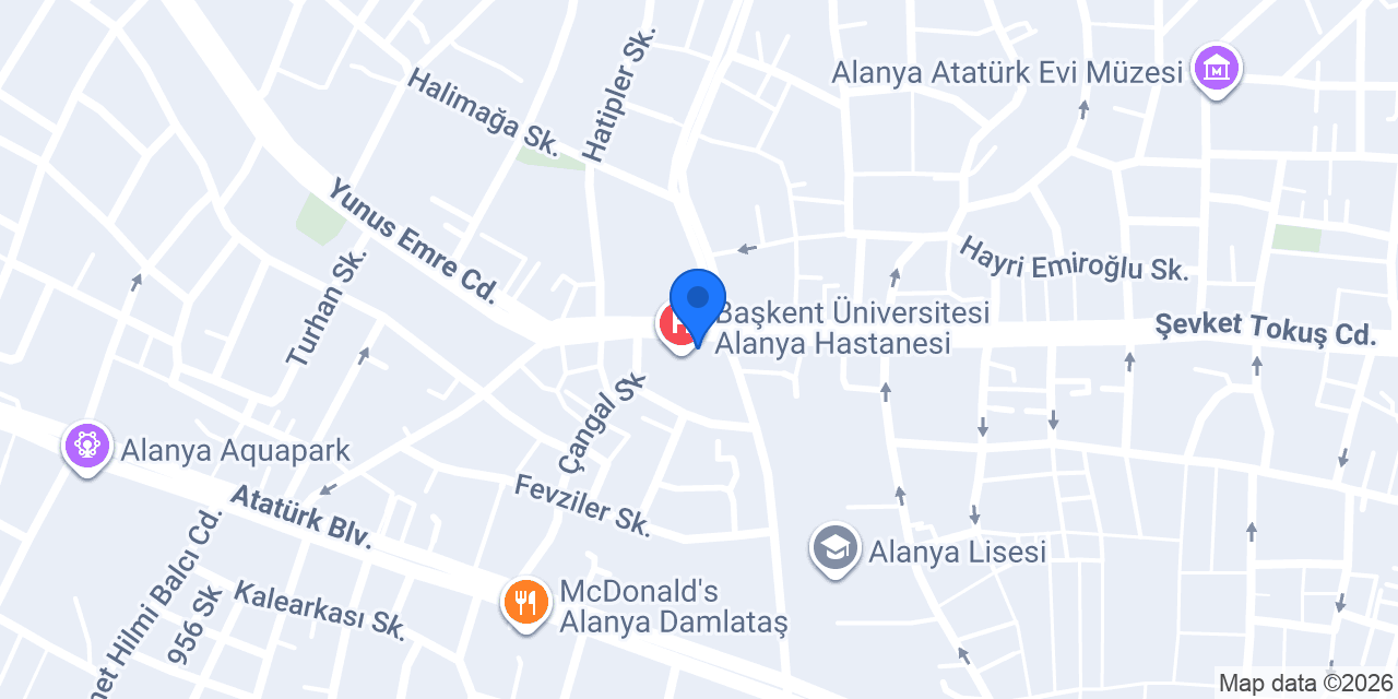 Uzm. Dr. Çiçek Durusoy konumu