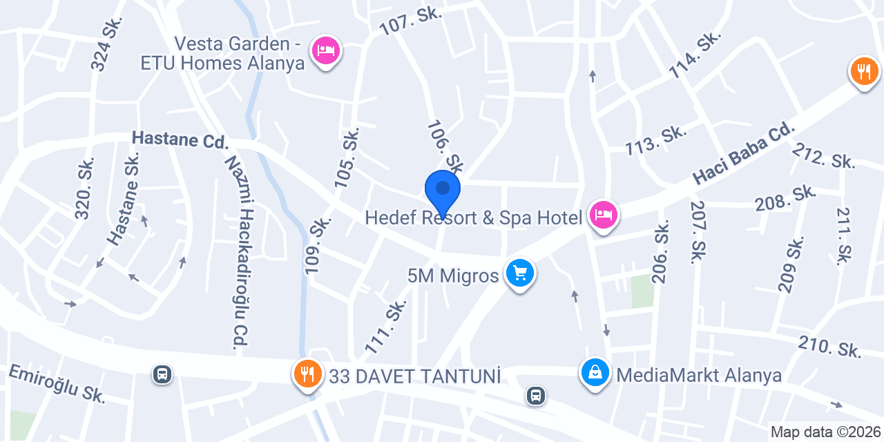 Aldeva Veteriner Kliniği konumu