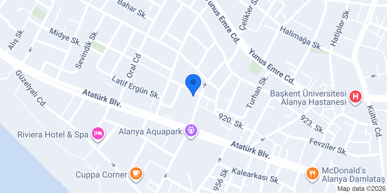 Pilav7 Alanya konumu