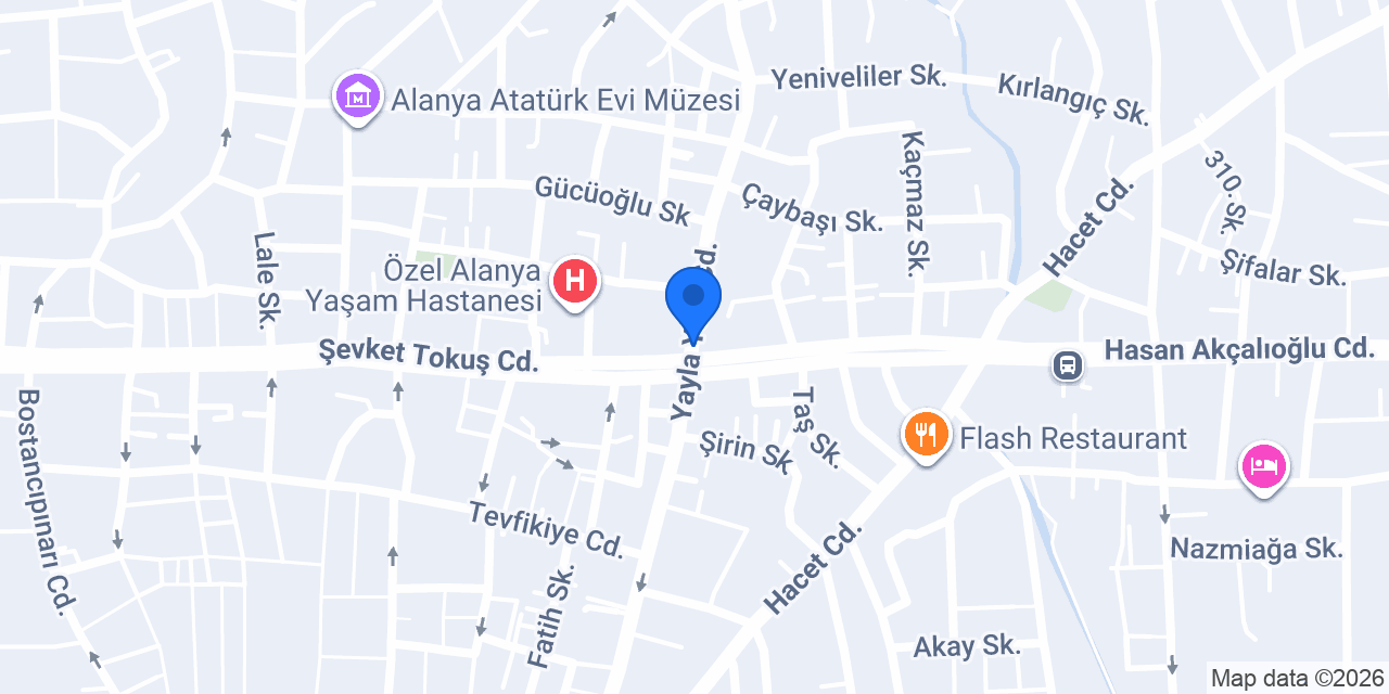 Otel Yıldırımoğlu konumu