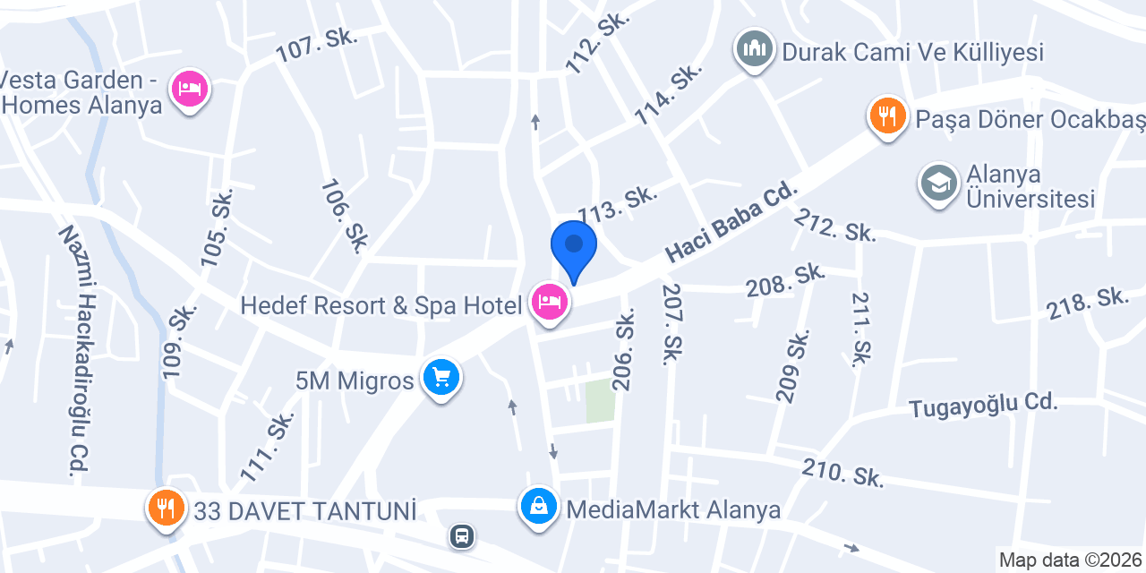 Çamlıca Lokantası konumu