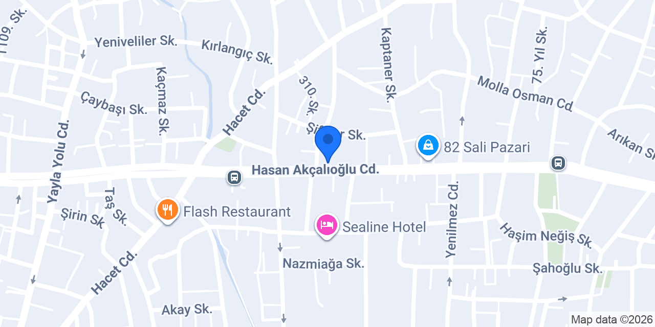 Vakıf Katılım Alanya Şubesi konumu