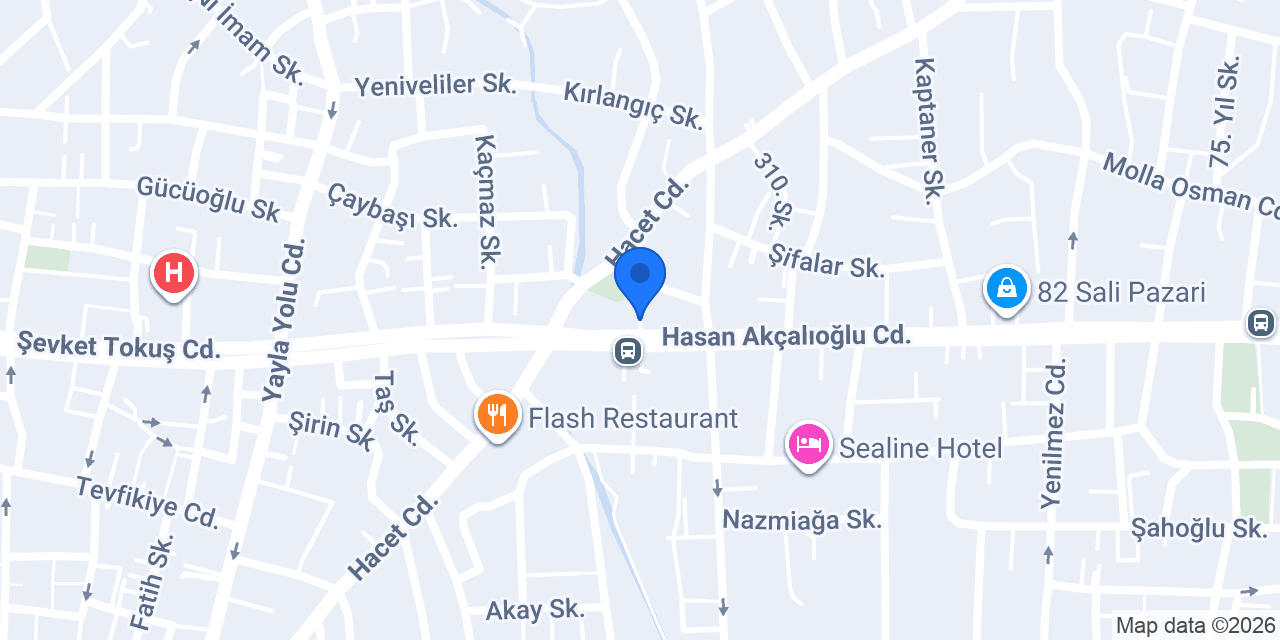 Çiftlik Fast Food konumu