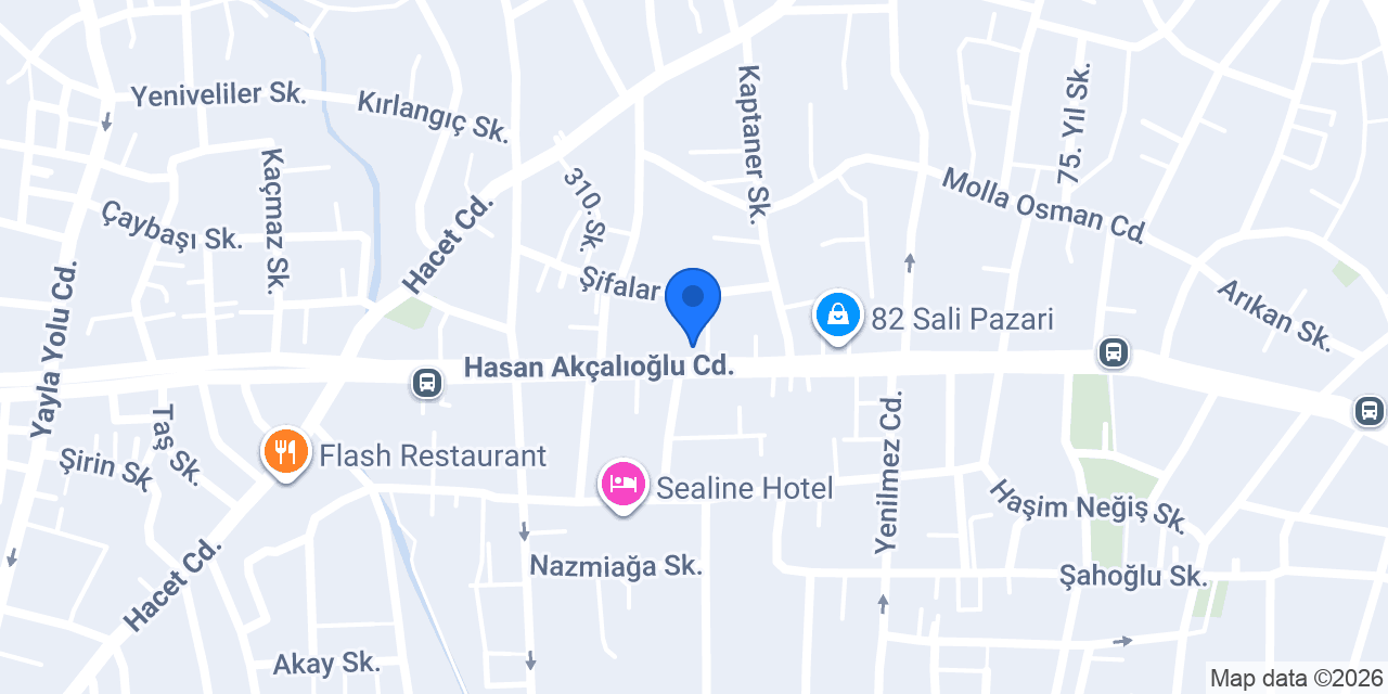 Orkide Çiçekçilik Alanya konumu